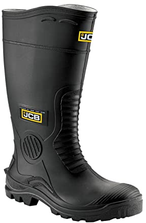 JCB Mens Hydromaster/B Wellington Boots Black 7 UK, 41 EU