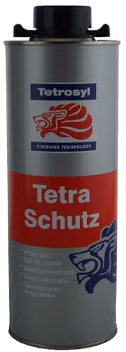 Tetrosyl Tetraschutz Schutz Paint 12 x 1 Litre Bottles Underseal/Underbody/Schutz Protection Can be applied Smooth or Textured Protect your chasis from Rust/Stone Chips