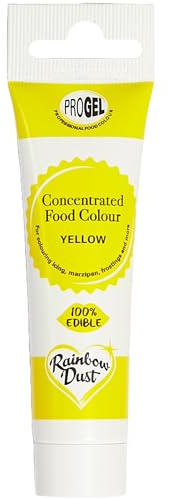 Rainbow Dust - Colorant Alimentaire En Gel Progel 25 Gr - Jaune