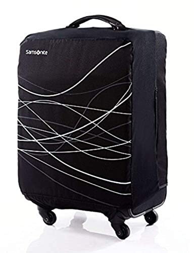 Samsonite Bedruckte Gepäckabdeckung, Schwarz, Medium, Bedruckte Gepäckabdeckung