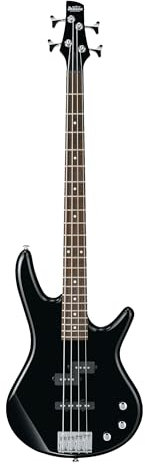 IBANEZ Jumpstart Starter Kit E-Bass 4 String - Black inkl. Amp, Gigbag, Picks, Strap & Headphones (IJSR190-BK), 102 x 42 x 16 cm