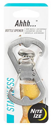 Nite Ize karbinhake S-Biner Ahhh dubbelkrok, silver, S