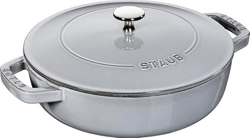 Staub 12612418, Tostador chistera con Inducción, 24 cm, Gris