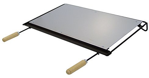 Imex El Zorro Plancha para barbacoa, inox, 56 x 41 cm, GRIS, 71634