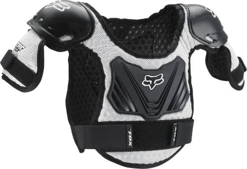Fox Racing - Peewee Titan Roost Deflector, Motocross Guards, Black/Silver, S/M