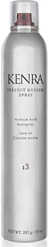 Kenra Professional Perfect Medium Spray 13 80% | Provides Styling Control Without Stiffness | Medium Hold | Fast-Drying Formulation | High Shine Finish | All Hair Types | 10 oz