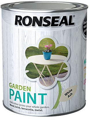 Ronseal Garden Paint 750ml White Ash