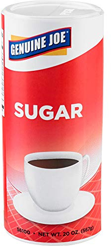 Genuine Joe 20 oz. Sugar Canister, Pack of 3