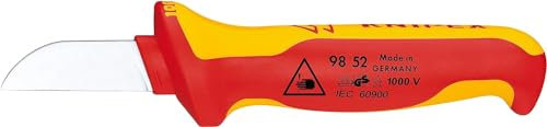Knipex Cable Knife insulating multi-component handle, VDE-tested 190 mm 98 52