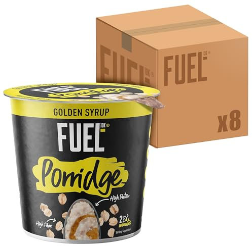 Fuel 10k Porridge Pots 8 x 70g, Golden Syrup, 560 gram