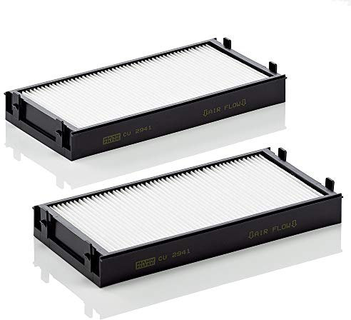 MANN-FILTER CU 2941-2 Cabin Air Filter (set of 2) - for Cars + Transporters