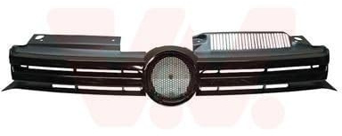 VAN WEZEL 5863512 Kühlergitter schwarz Kompatibel mit VW GOLF VI 5K1 Golf VI Cabrio 517 GOLF VI Van 5K1