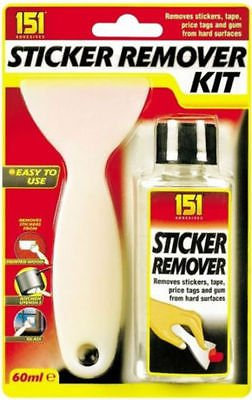 Kit removedor de pegatinas con removedor de raspadores pegajosos y Goo se ha ido 60 ml