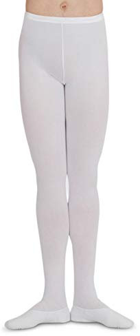 Capezio Herren Strumpfhosen Knit Fuß - Weiß - Large