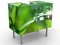 Waschbeckenunterschrank - Green Ambiance II - Blumen Badschrank Grün, Größe: 55cm x 60cm