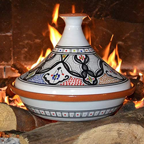 YODECO Tagine, Ceramic, Multicolored, 31 x 31 x 8 cm