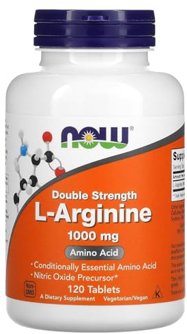 Arginine 1000mg - Now Foods - 120 Tablets by NOW