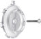 Cornat Rosette für Wannenüberlauf, T321120, Klein