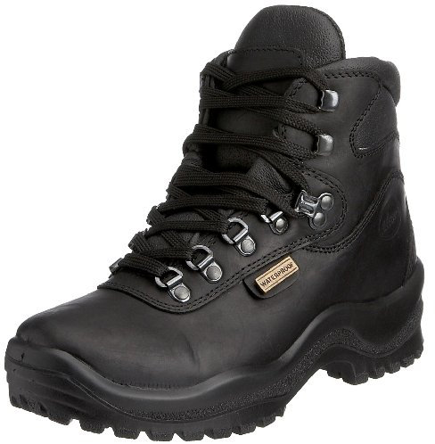 GriSport Timber Mens Vibram Waterproof Hike Walking Leather Boots, 10.5 UK, Black