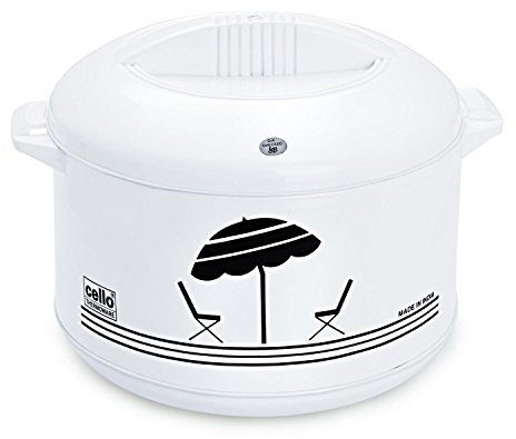 Cello Chef Deluxe Hot-Pot Insulated Casserole Food Warmer/Cooler, 2 LITRE (WHITE)