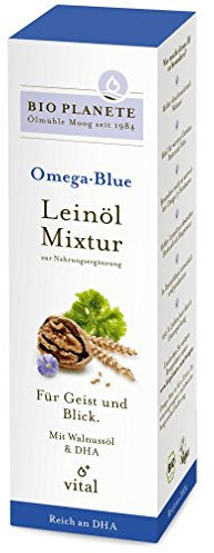 Bio Planete Omega Blue Leinöl-Mixtur zur Nahrungsergänzung (1 x 0,10 l)