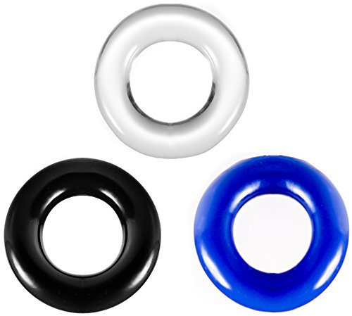 Maximizer Donut Penisring Set für mehr Ausdauer, Cockring, Penis Ring, Hoden Ring, Sex Spielzeug für die Männer & Paare, für erhöhte Potenz und Performance