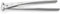 Knipex High Leverage Concreters' Nipper high lever transmission bright zinc plated 250 mm 99 14 250 EAN