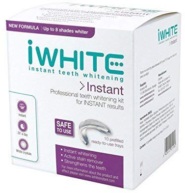 iWhite Instant Safe and Effective teeth whitening / IWhite instantané et efficace des dents blanchissant 10 pcs Made in Belgium