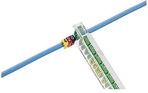038235 Legrand - Boite de 800 repères CAB 3 pour fils 4mm² à 6mm² - marquage chiffre 5Vert