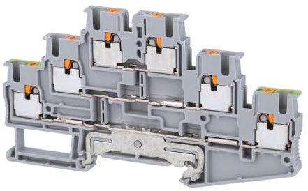 Phoenix - Klemme pit2,5-pe/l/l grau