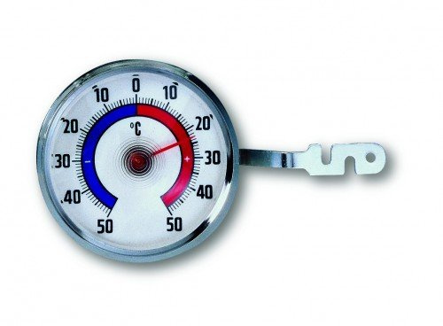 TFA Dostmann 14.6005.54 Analoges Fensterthermometer Außenthermometer, (L) 124 x (B) 21 x (H) 72 mm, Kunststoff und Aluminium, Made in Germany