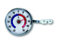 TFA Dostmann Fensterthermometer rund Silber, SK-10TFA