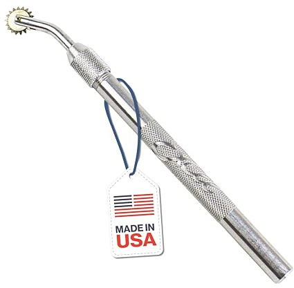 Excel Blades Pounce Wheel - 1/4-Inch Stainless Steel Tracing, Perforating, Cutting, Sewing, Quilting & Embossing Tool