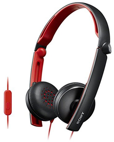 Sony MDR-S70AP Faltbarer Leichtbügel-Kopfhörer (106db/mW) schwarz