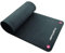 Tunturi Gymnastikmatte, extra Dicke Fitnessmatte 1,5 cm, 180 cm, schwarz, Yogamatte zum Aufhängen