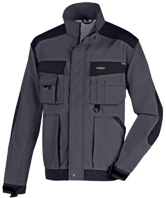 teXXor Bundjacka Antigua, robust arbetsjack T/C Canvas 48 EU GRÅ