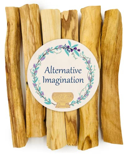 Palo Santo Sticks - Incense Sticks for Spiritual Cleansing, Stress Relief, Meditation Accessories, Home Fragrance - Sustainably Wild Harvested - Pack of 6 - Alternative Imagination