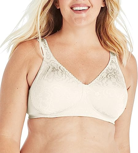 PLAYTEX Womens 18 Hour Ultimate Lift and Support Wire Free Us4745, Available in Single 2-Packs Bras, White, 38C US