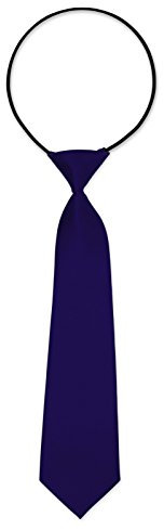 Autiga Kinderkrawatte Krawatte Kinder Jungen Gummiband gebunden dehnbar Konfirmation Taufe dunkelblau