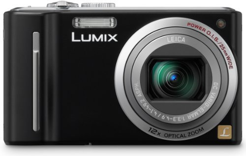 Panasonic Lumix DMC-TZ8EG-K Digital Camera 12 Megapixel 12x Optical Zoom 6.7 cm (2.7 Inch) Display Image Stabiliser Black