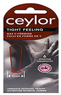 Ceylor Tight Feeling (Hotshot) 6 Kondome mit extra enger Öffnung
