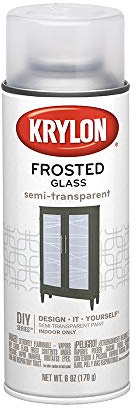 Krylon Frosted Glass Spray Paint, 6 oz, Frosted White