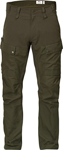 Fjällräven Herren Lappland Hybrid Hose - Grün (Dark Olive) , 50