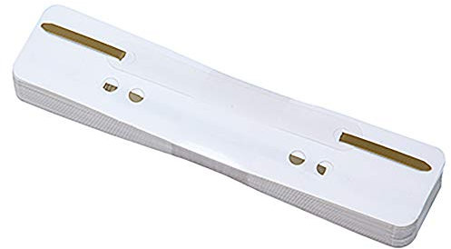 Soennecken Heftstreifen 3169 kurz Kunststoffdeckl. ws 25 St./Pack.