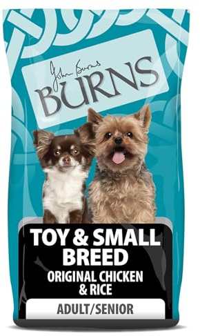 Burns Pet Nutrition Hypoallergenic Complete Dry Dog Food Adult and Senior Dog Small/Toy Breed Chicken and Rice 2 kg