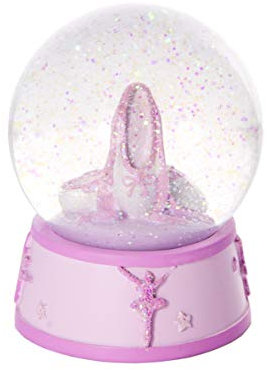 Mousehouse Gifts Palla di Neve con Ballerina Rosa con Design con Scarpetta da Ballo Regalo per Bambina
