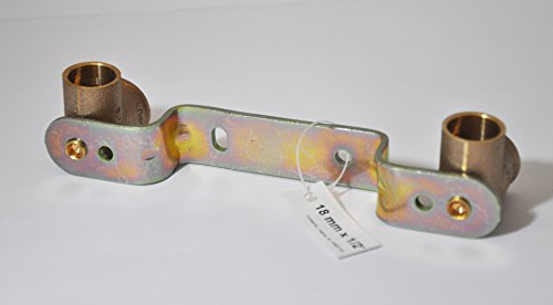 Cornat lödmonteringsenhet, 2 innergänga, 2 muffar, A 18 mm, B 1/2 tum IG, C 150 mm, 1 st., rödgjuten, T54761812
