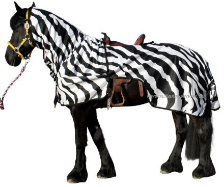 Bucas Buzz-Off Riding Zebra - Ausreitdecke