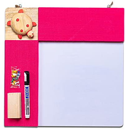 IVEI Tableau combiné – Tableau d'affichage et tableau blanc – Tableau effaçable à sec – Tableau d'affichage – Double tableau blanc et tableau d'affichage pour enfants, salle d'étude, bureau, école