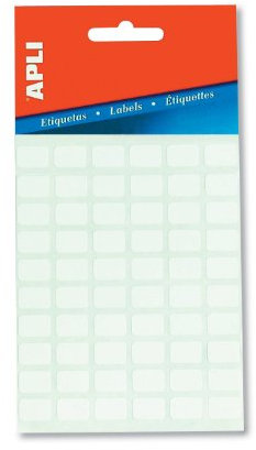 APLI Mini-Etiketten 13 x 40 mm, weiß (84 Stück)